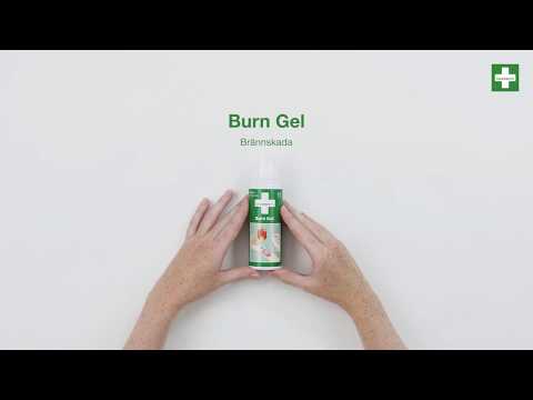 Burn Gel Spray Cederroth med Brännskadegel 100ml - Youtube manufacturer video 2
