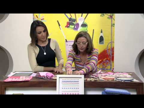 Mulher.com 16/07/2013 Rosana Pardo - Porta tesoura bordado Parte 2/2