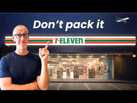 7-Eleven 在我行李箱裡換了 9 件東西! (7-Eleven Replaced 9 Things in My Suitcase)