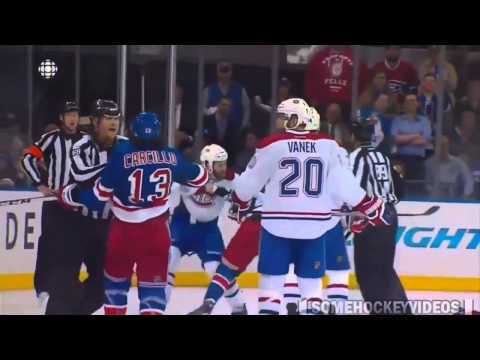 Daniel Carcillo Hits Linesman Game Misconduct Stanley Cup Playoffs