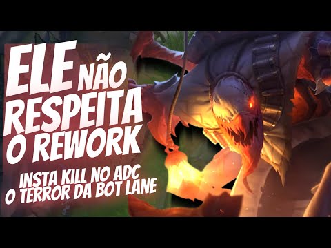 ENTENDA O PODER DESSE MONSTRO ESQUECIDO, ESSE MONSTRO FAZ QUALQUER BOT LANE CH0RAR, ISTA K11L NO ADC