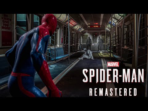 Marvel's Spider-Man Remastered - Spider-Man Vs Mr. Negative Train Fight [4k] ||Part-19|| #game