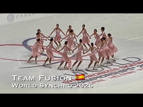 Team Fusion 🇪🇸 SP - World Synchro 2025 - Synchronized skating