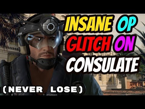 INSANE GLITCH ON CONSULATE - NEVER LOSE (Rainbow Six Siege)