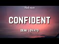 Demi Lovato - Confident (Lyrics)