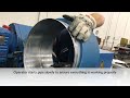 Making Spiral Duct from Slit Coil on Spiral Helix Tubeformer