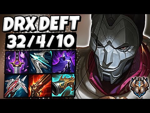 Deft Jhin vs Samira [ ADC ] Patch 12.8 Korea Challenger ✅