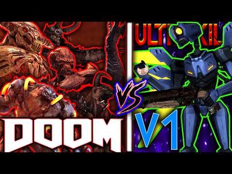 Can V1 From Ultrakill SURVIVE DOOM?