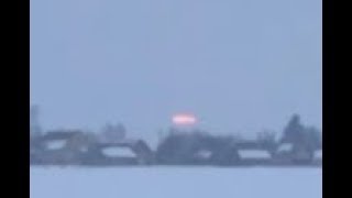 Brightly Illuminated UFO Caught Over Belarus. February 17,2018