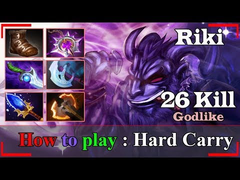 Godlike [Riki] New Favourite Hero Mid Spam in Ranked 7.24h Dota 2 | Dota 2 Sroksre Gameplay 26 Kill