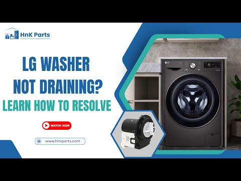 How to Replace the Drain Pump on an LG Washer (Part #4681EA2001T) - HnKParts