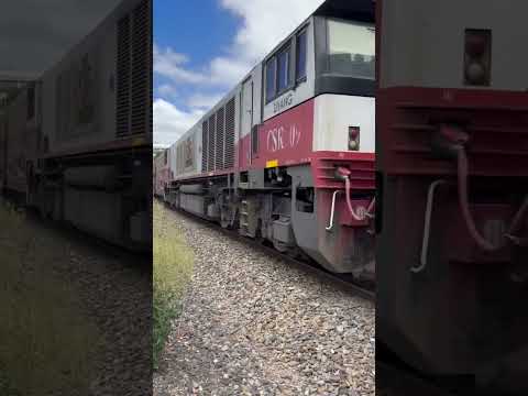 TRAINS AM22 SCT Freight Train 5MP9 SCT1 SCT4 SCT5 CSR9 at Keswick, South Australia 10/02/2023