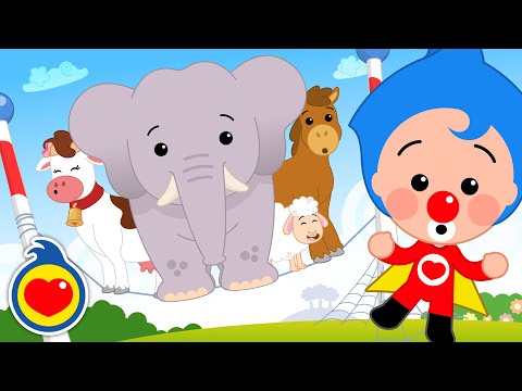 Os Animais Se Equilibravam 🙊 🤸 | Música Infantil﻿ | Um Herói do Coração