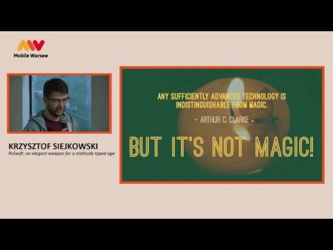 Mobile Warsaw #36 - Krzysztof Siejkowski - RxSwift: an elegant weapon for statically typed age