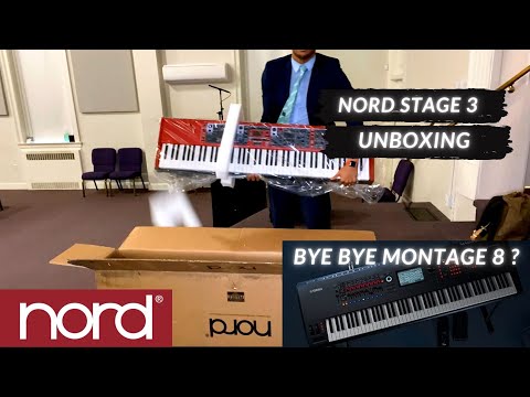 Nord Stage 3 Unboxing | Swapping Out The Montage 8