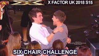 Brendan Murray Gets Golden Buzzer sings Everybody Hurts  | Six Chair Challenge X Factor UK 2018