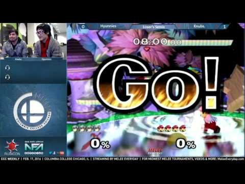 CCC Weekly [2/17/16] - LS: Knubs. (Luigi) vs. Hyunnies (Marth)