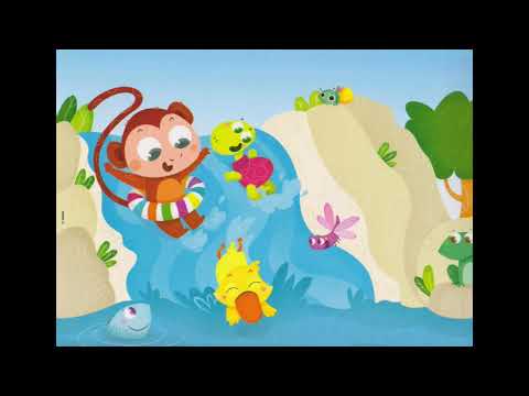 Tico se baña en el rio