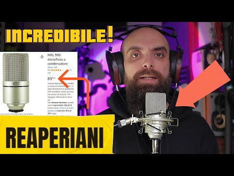 Recensione e comparativa microfono mxl 990 da studio