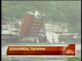 Typhoon Tips Over Hotel