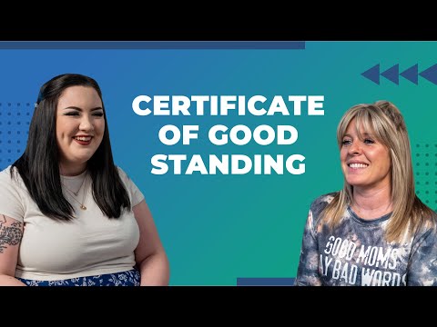 FAQ: Certificates Of Good Standing