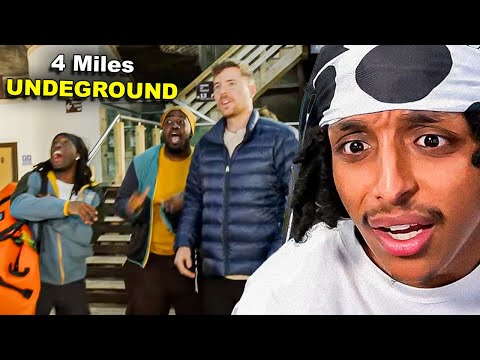 MR BEAST BUILT A CITY MILES UNDERGROUND