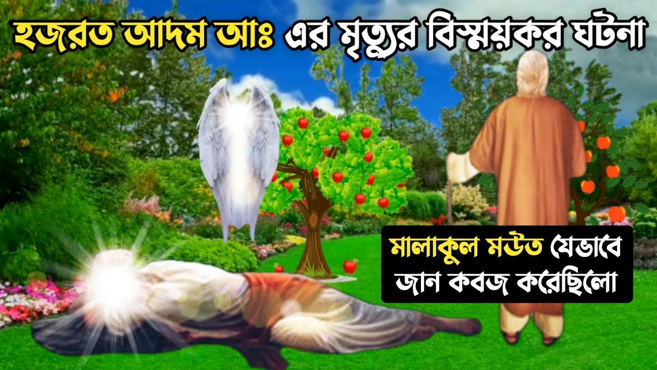 হজরত আদম আঃ এর মৃত্যুর বিস্ময়কর ঘটনা || মালাকুল মউত যেভাবে জান কবজ করেছিলো || MD Voice Tv