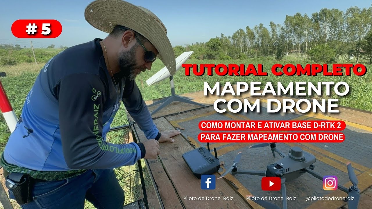 COMO MONTAR E ATIVAR BASE D-RTK2 PARA MAPEAMENTO COM DRONES #5