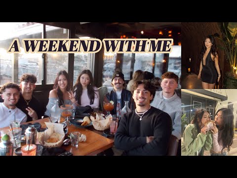 VLOG: A WEEKEND WITH ME- Filming + Girl’s Night + Night Out with the Crew