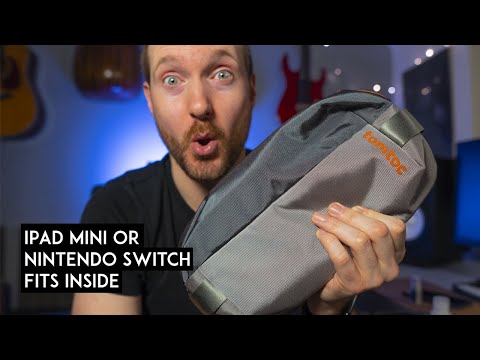 TomToc Compact EDC Sling Bag Space Grey -  What Fits Inside?