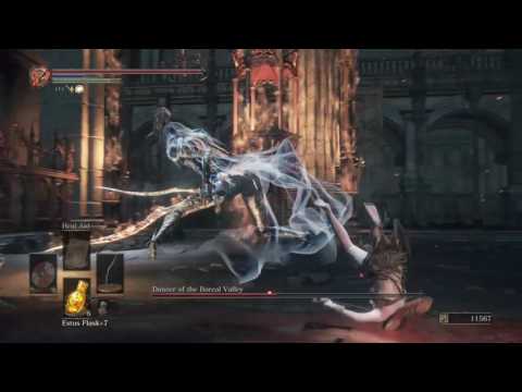 Dark Souls 3 Dancer of the Boreal Valley SL 45 BOSS Fight [ Second Attempt ]