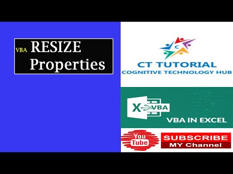 Using .Resize in Excel 2010,2013,2016,2019 VBA|Excel VBA Resize properties|EXCEL VBA|CTTUTORIAL
