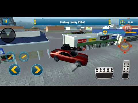 Flying Eagle Robot Car Robot Transforming Games. Flying car games.