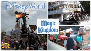 Disney World Magic Kingdom Vlog July 2023 - Riding Liberty Belle, Rail Road, Jungle Cruise & More!