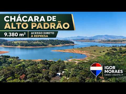Chácara Pé na Água na Represa Jaguari em Vargem/SP | Porteira Fechada | 9.380 m²