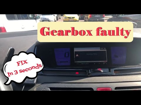 Gearbox faulty Citroen C4 Picasso quick fix