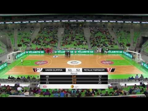 ABA Liga 2014/15, Round 06 match: Union Olimpija - Metalac Farmakom