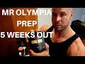 MR OLYMPIA PREP 5 WEEKS OUT FULL DAY OF EATING
