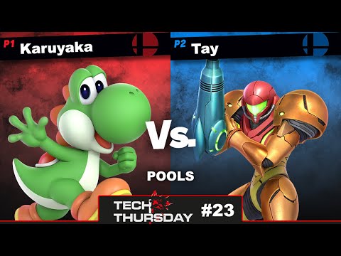 Tech Thursday #23 Pools - Karuyaka (Yoshi) Vs. Tay (Samus) Smash Ultimate - SSBU