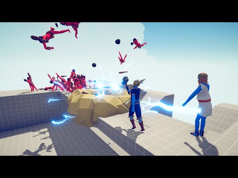 THOR & ZEUS vs DIFFERENT ARMIES - Totally Accurate Battle Simulator - TABS
