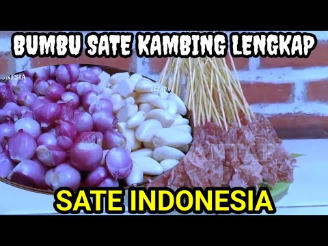 Resep Sate Kambing Empuk,Lengkap Bumbu Kacang #lezatmantap