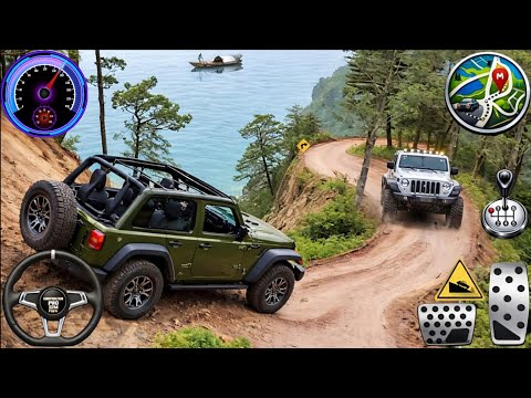 4x4 Offroad Jeep Driving Simulator 3D - Drive SUV 4x4 jeep Offroad Game - Android GamePlay
