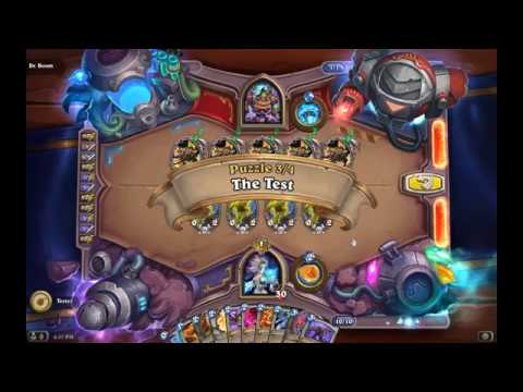 Solution Secret Lab Puzzle Board Clear: The Test - Dr. Boom (3/4), Hearthstone Boomsday