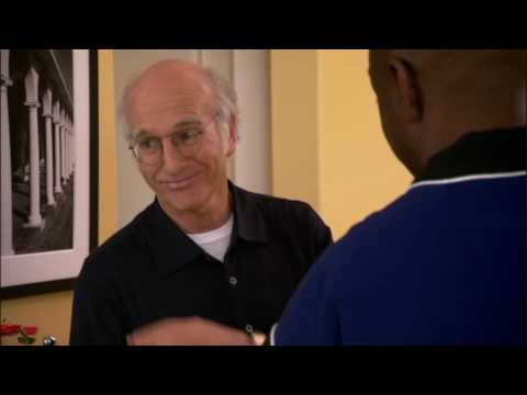 Curb Your Enthusiasm - Larry does a dizzle.
