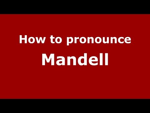 How to pronounce Mandell
