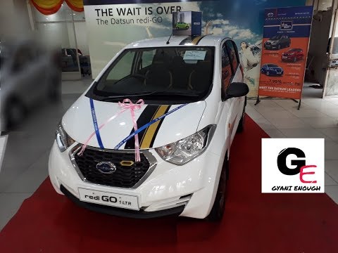 datsun redi go 1.0 gold edition actual showroom look with interiors/exteriors!!!! Video