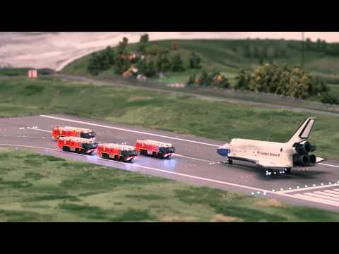 Space Shuttle emergency. Miniatur Wunderland Fire Fighters Part 3