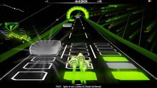 Audiosurf: FACT - lights of vein (Junkie XL Break Out Remix)