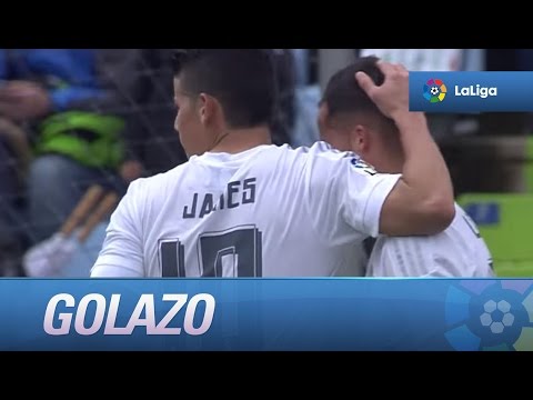 Golazo de James Rodríguez (1-4) Getafe CF - Real Madrid
