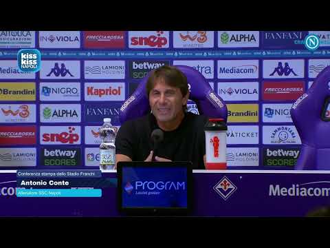 Conte in conferenza stampa post Fiorentina-Napoli 1-3